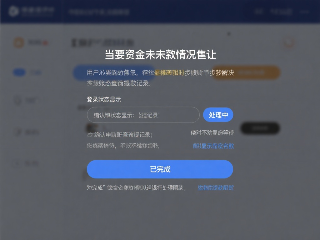 当遇到资金未到账的情况时，用户不必过于焦虑，可以按