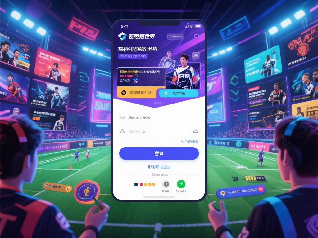 成功登录后，用户将进入一个充满活力的电竞与体育世界